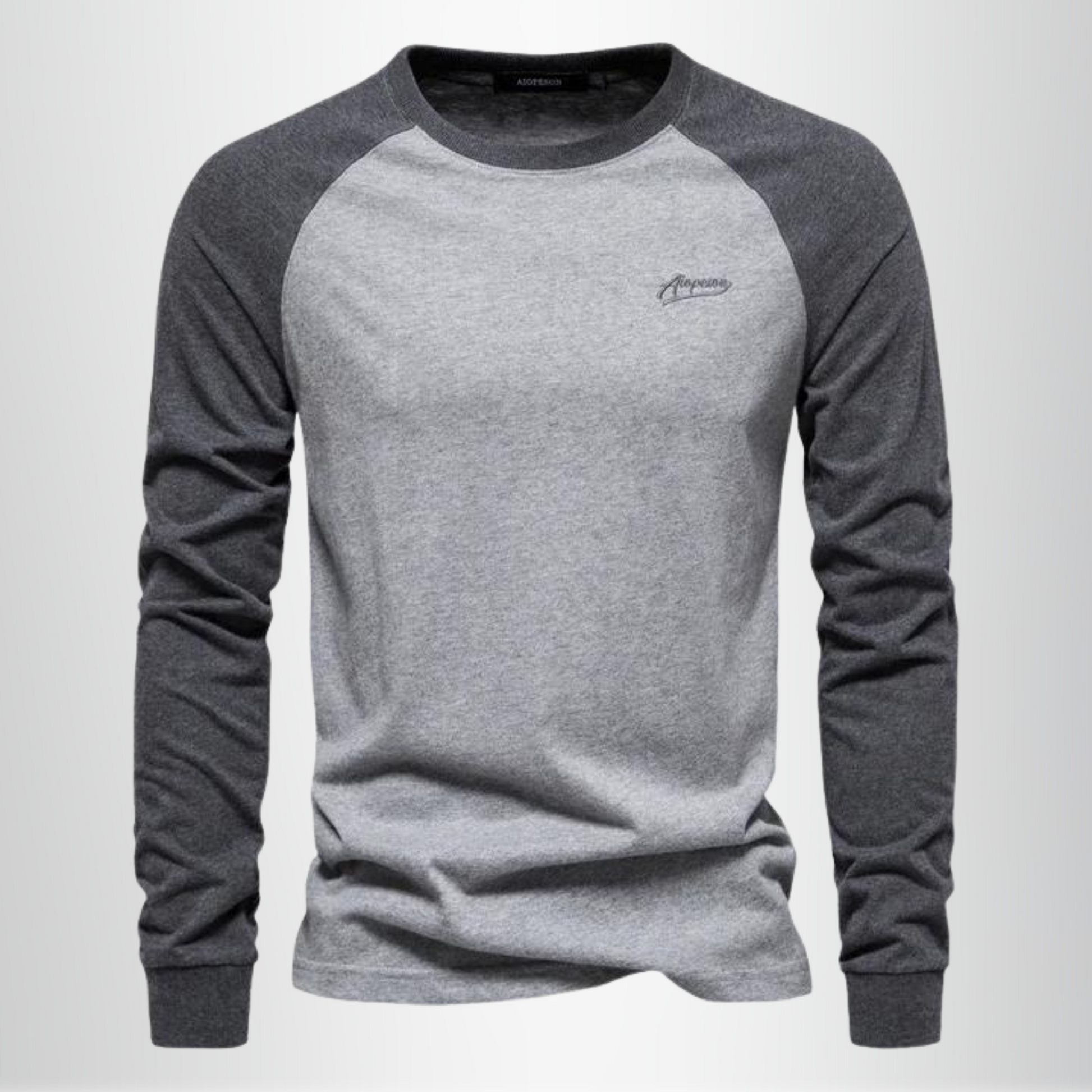 Men’s Long-Sleeve Sweat T-Shirt – Casual Pullover Top for Everyday Wear