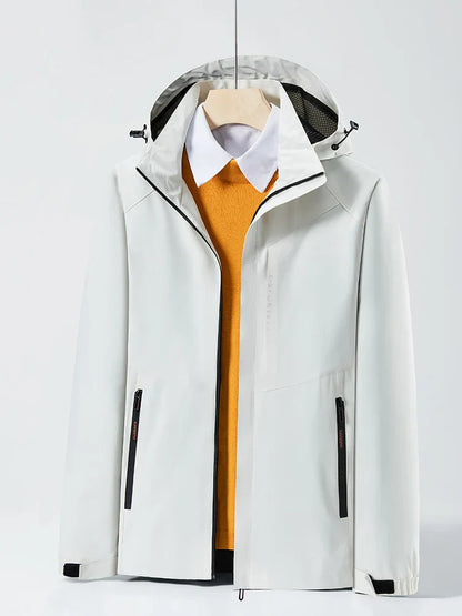 Spring Autumn Casual Waterproof Windbreaker Jacket for Men & Women