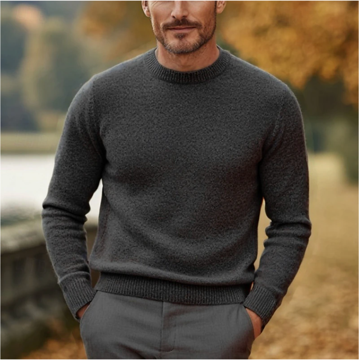 Bram Wool Men’s Sweater – Classic Knit Pullover for Warmth, Comfort and Timeless Style
