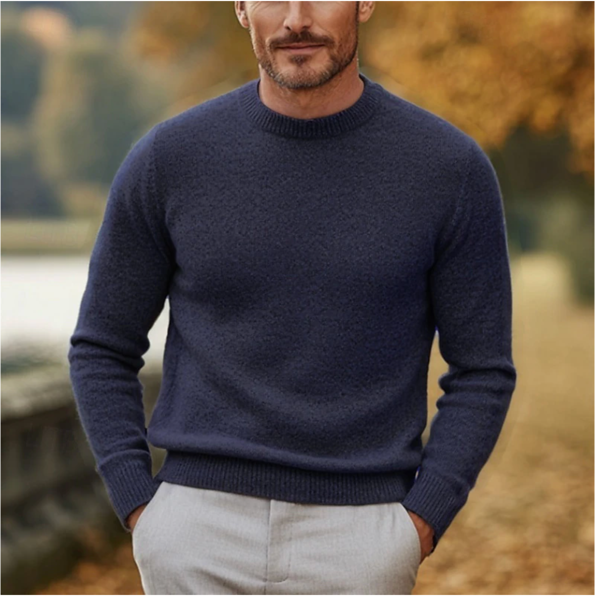 Bram Wool Men’s Sweater – Classic Knit Pullover for Warmth, Comfort and Timeless Style