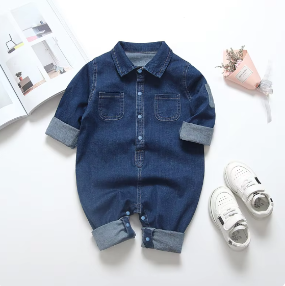 Baby Rompers Newborn Jumpsuits Clothes Denim One-pieces