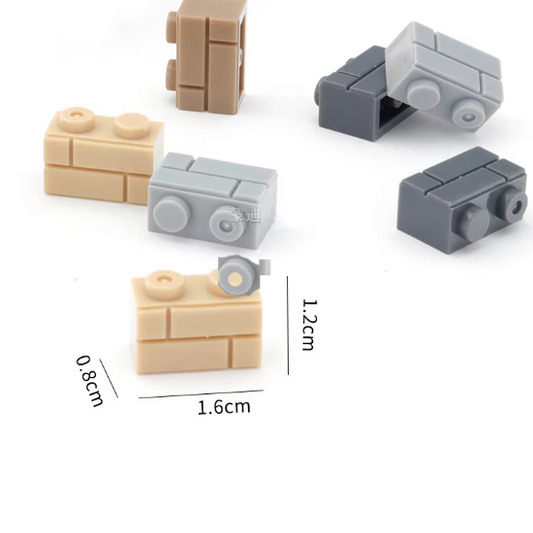 500pcs DIY Building Blocks Wall Figures Bricks 1x2