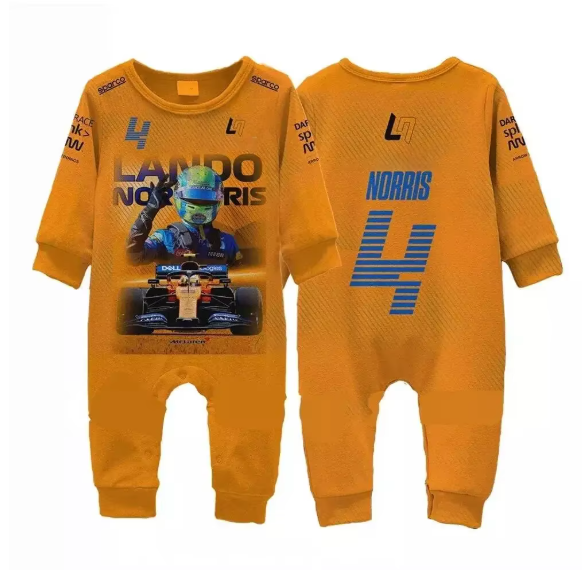 New F1 Racing Competition Baby Pure Cotton Jumpsuit