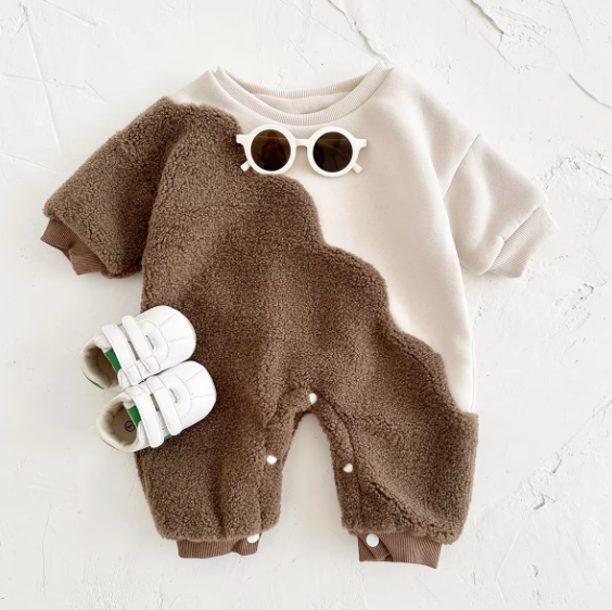 Winter Warm Woolen Fleece Infant Toddler Outfit