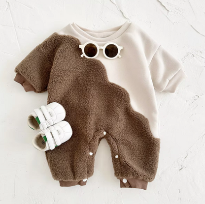 Winter Warm Woolen Fleece Infant Toddler Outfit