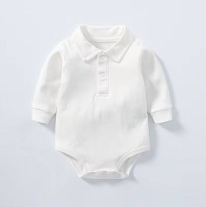 Cotton Solid Colour Baby Onesie