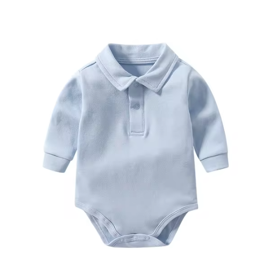 Cotton Solid Colour Baby Onesie