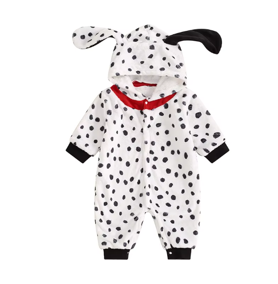 Unisex Baby Dalmatian Halloween Costume Romper