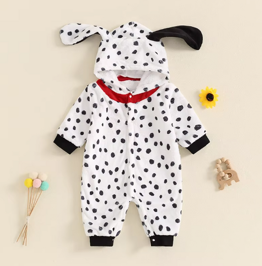 Unisex Baby Dalmatian Halloween Costume Romper