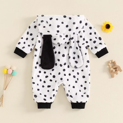 Unisex Baby Dalmatian Halloween Costume Romper