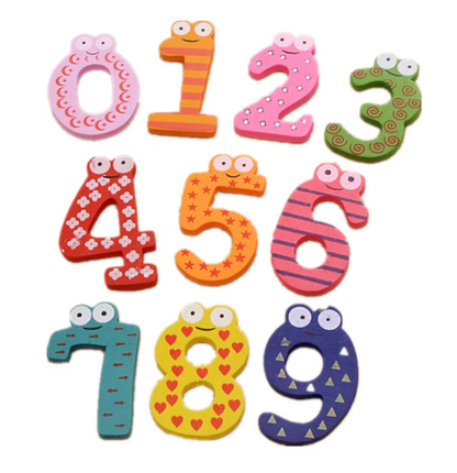 10pcs/set Baby Number Fridge Magnetic Figure