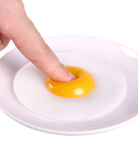 Pretend Play Cooking Fried Egg Omelette Joke Toy