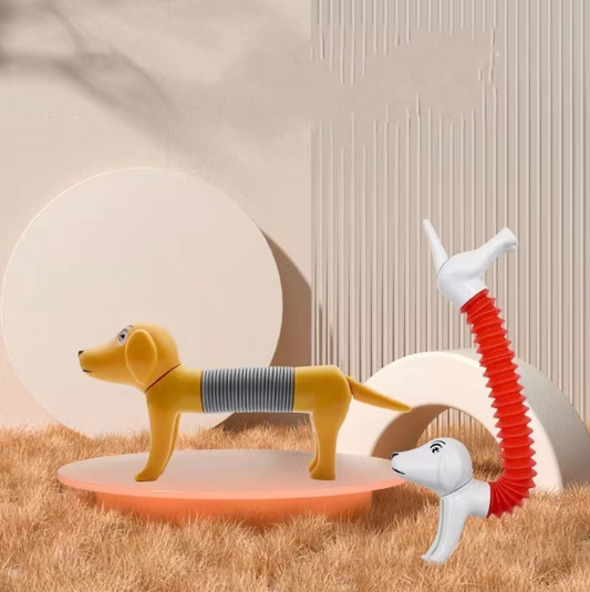 Novelty Spring Dog Pop Tubes