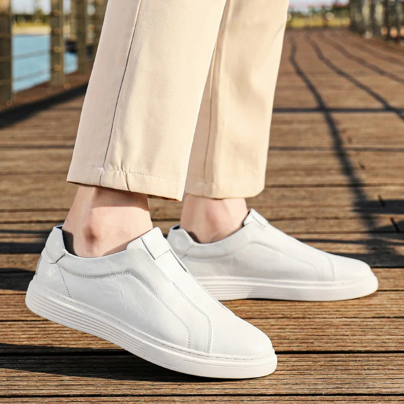Men’s Genuine Leather Shoes – Classic Lace-Up Dress Shoes