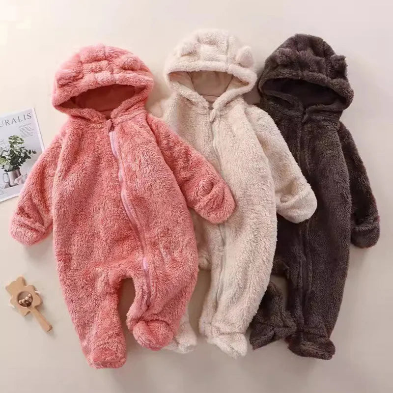 CozyCuddle - Cozy Newborn Onesie with Hood