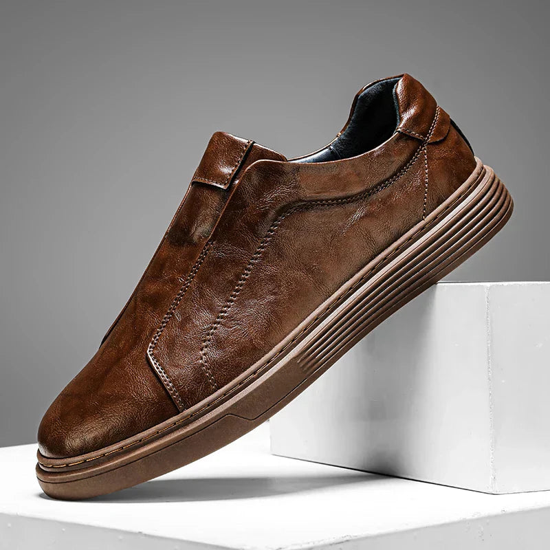 Men’s Genuine Leather Shoes – Classic Lace-Up Dress Shoes