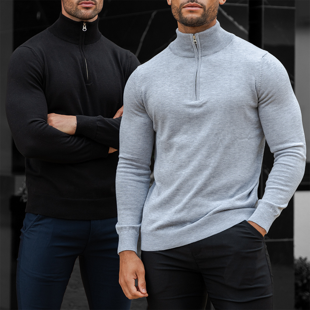 Aule Zip Muscel Sweater