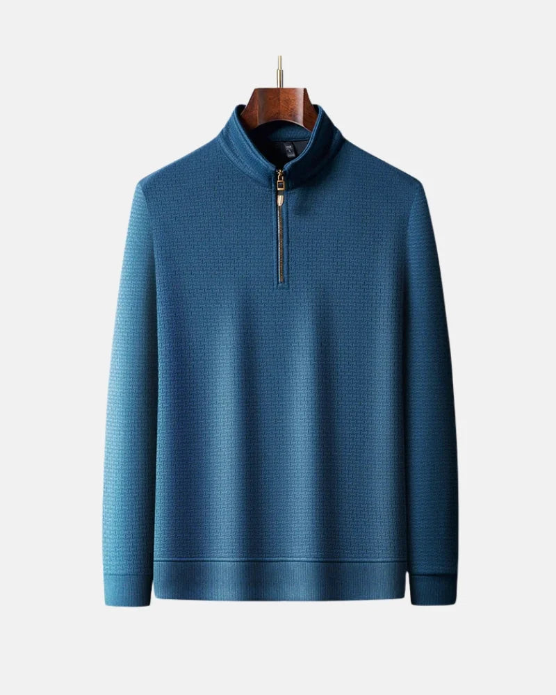 Cavalieri Premium Silk Pullover – Men’s Elegant Lightweight Knit Sweater