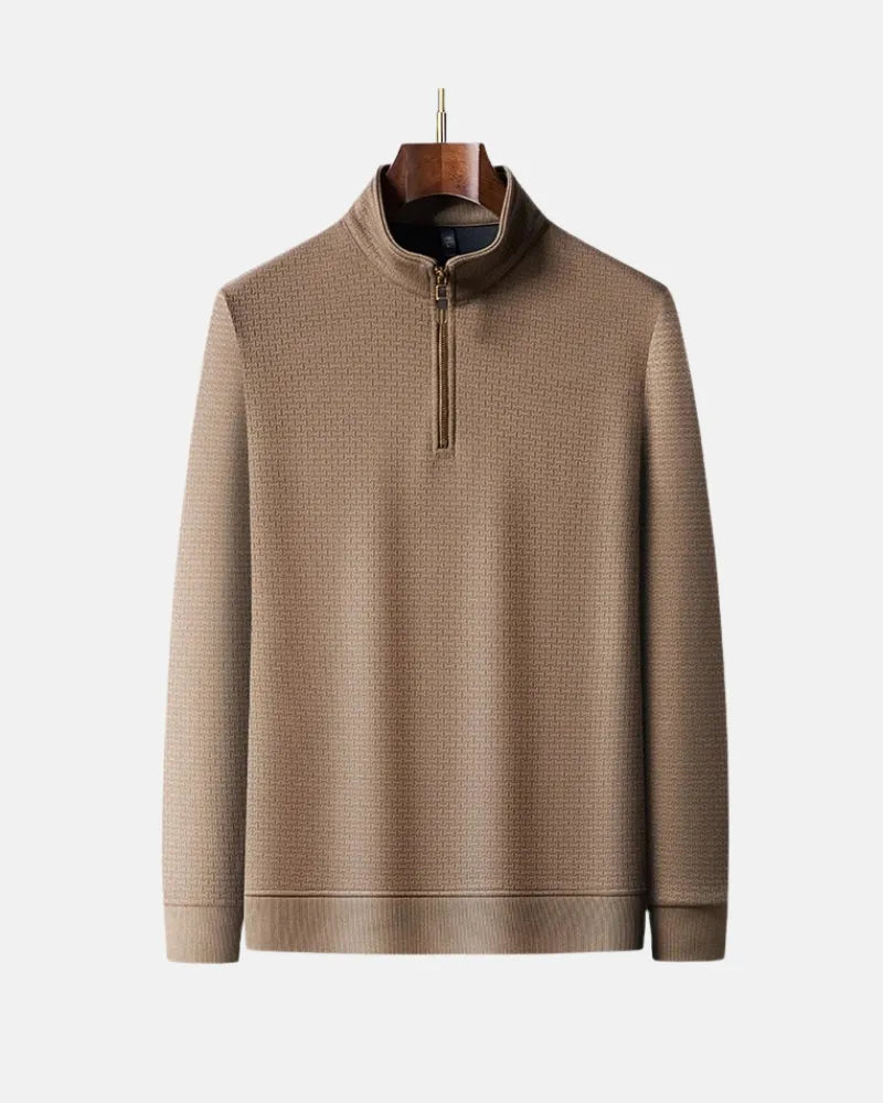 Cavalieri Premium Silk Pullover – Men’s Elegant Lightweight Knit Sweater