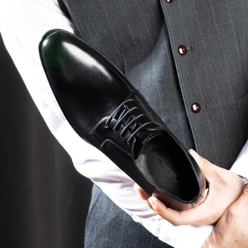 Orthopedic Leather Dress Shoes for Men – Elegant, Supportive & Durable
