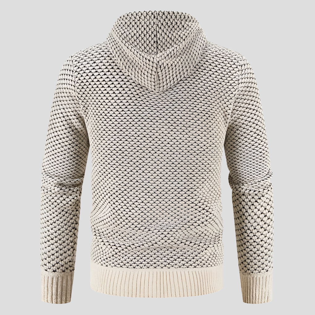 Men’s Hooded Zip-Up Vest – Long Sleeve Casual Jacket | Modern Everyday Comfort