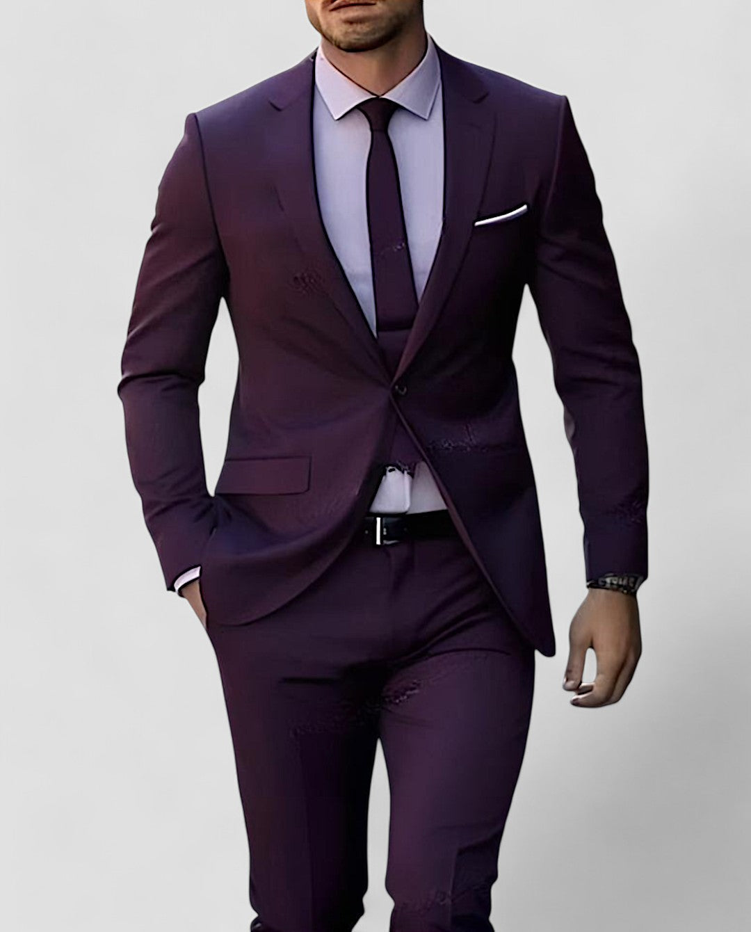 Modern Men’s Suit Set – Tailored Fit & Year-Round Comfort