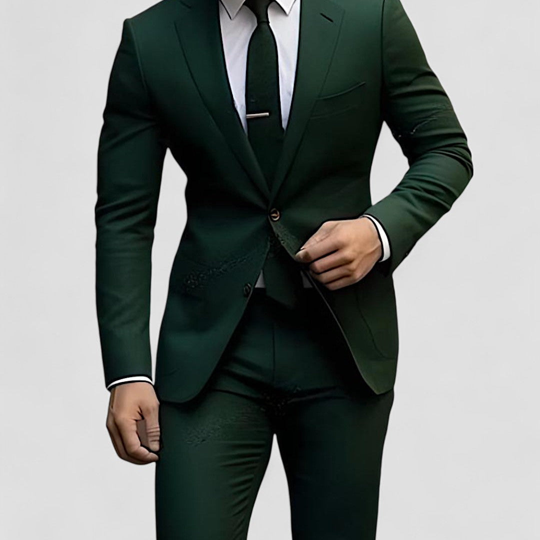 Modern Men’s Suit Set – Tailored Fit & Year-Round Comfort