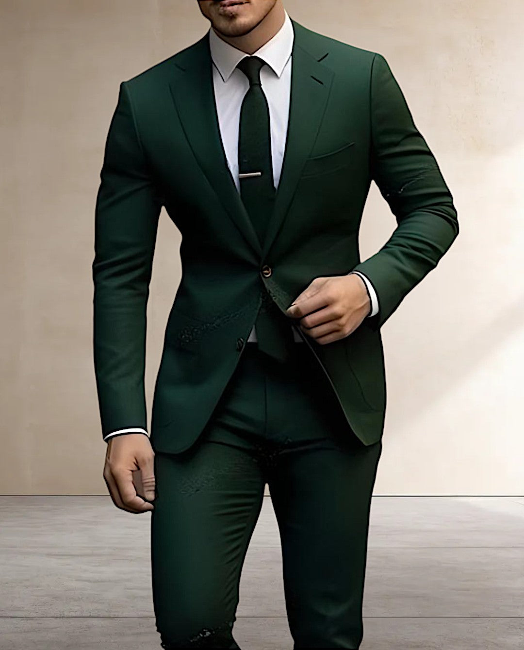 Modern Men’s Suit Set – Tailored Fit & Year-Round Comfort