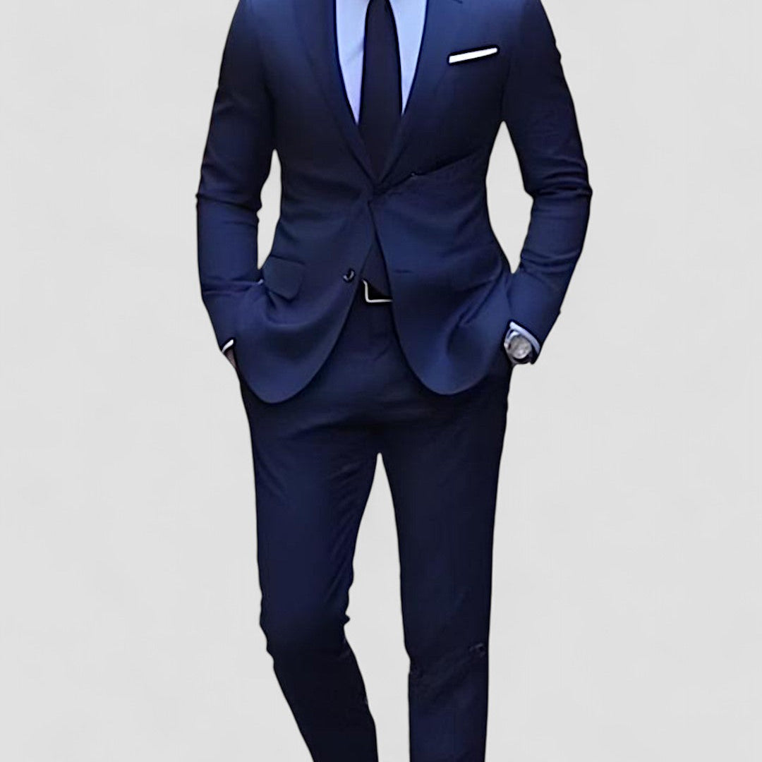 Modern Men’s Suit Set – Tailored Fit & Year-Round Comfort