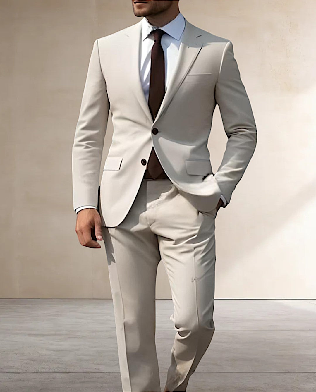 Modern Men’s Suit Set – Tailored Fit & Year-Round Comfort