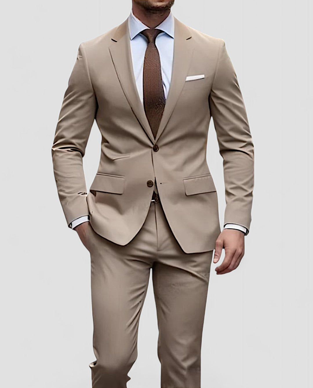 Modern Men’s Suit Set – Tailored Fit & Year-Round Comfort