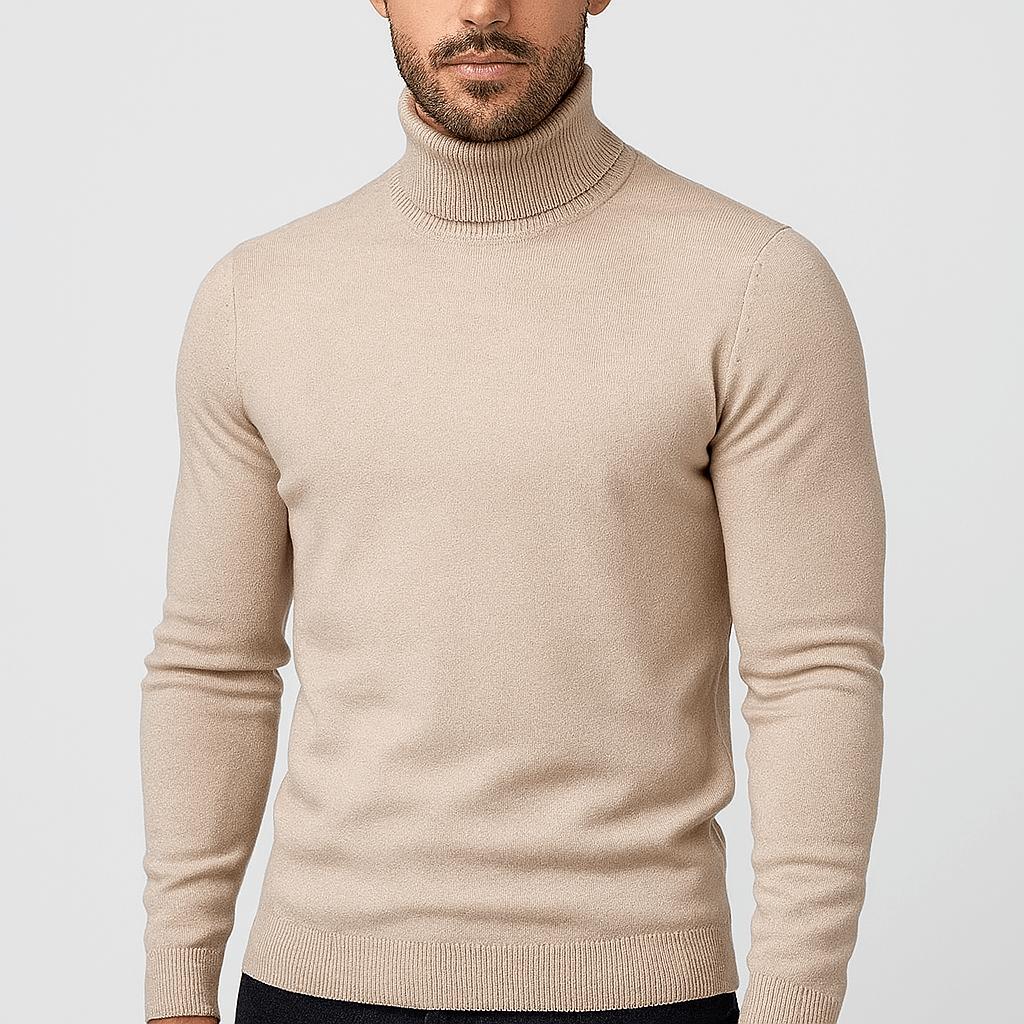 Yvonne | Merino Wool Men Turtleneck Sweater