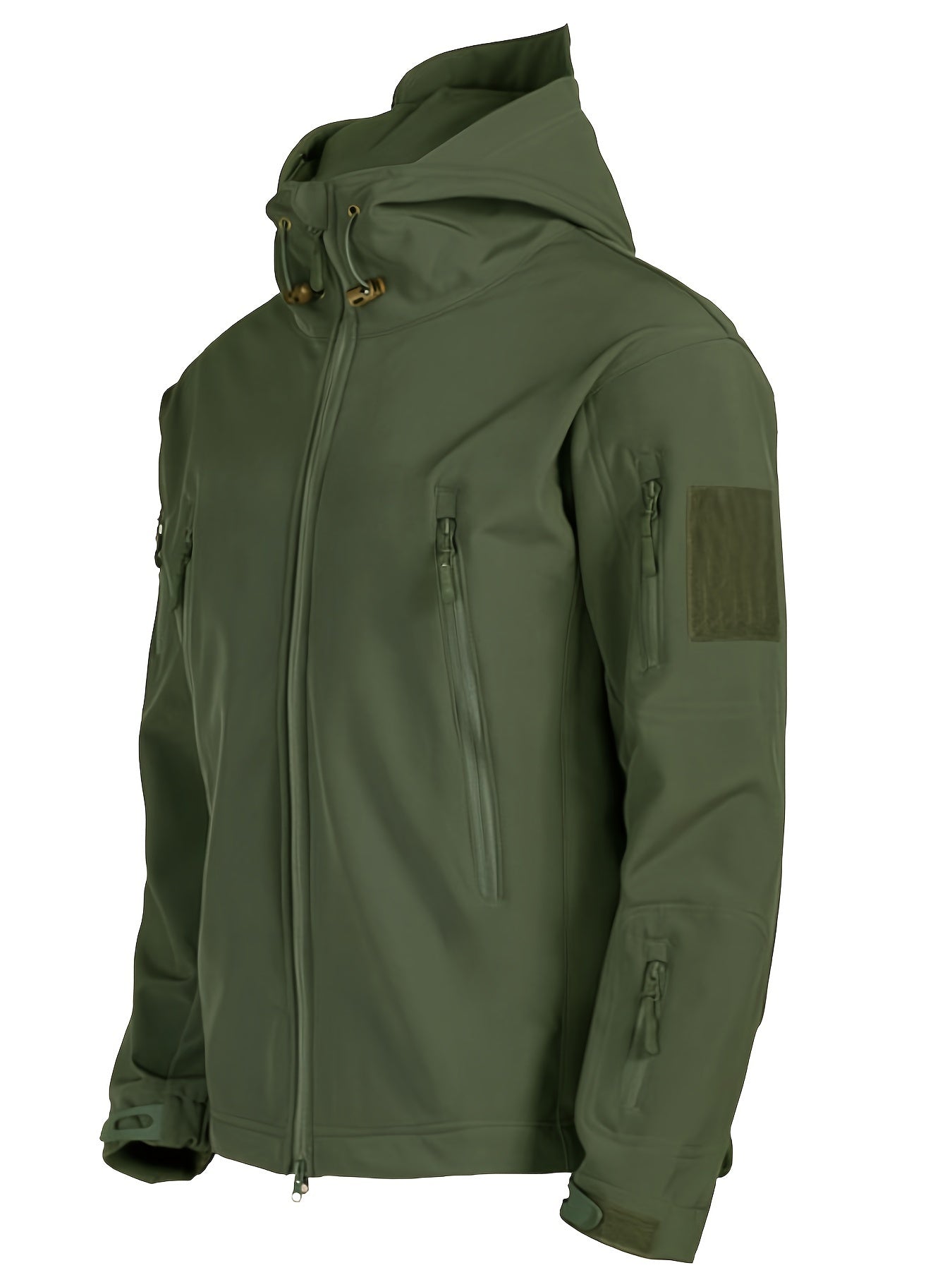 Men’s Outdoor 2-Piece Outfit – Soft Shell Hooded Windbreaker & Cargo Pants