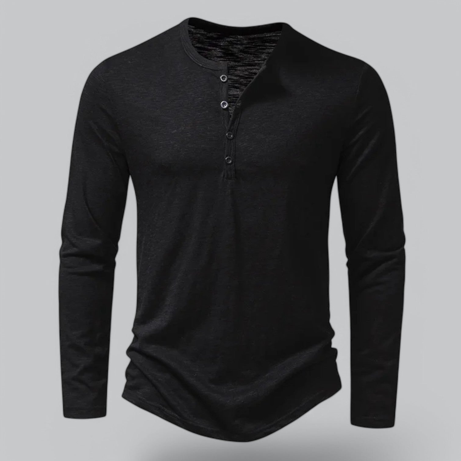 Spraykis | Men's Henley T-Shirt Long Sleeve