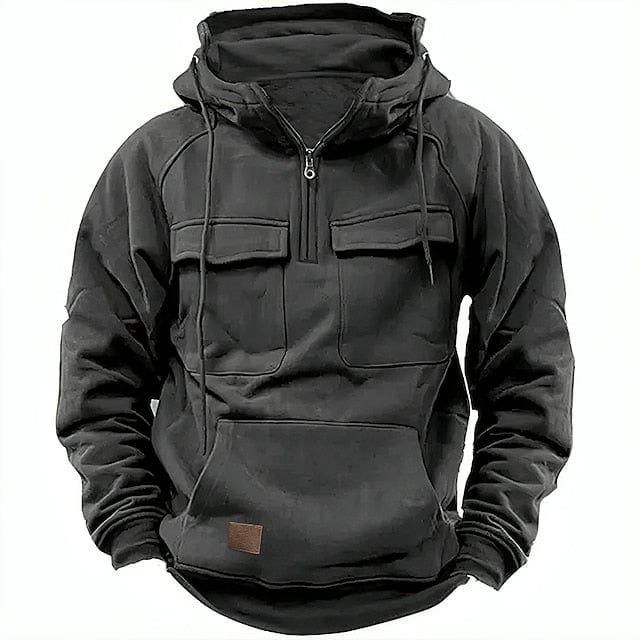 Men’s Premium Winter Hoodie – Warm Fleece-Lined Pullover for Cold Weather