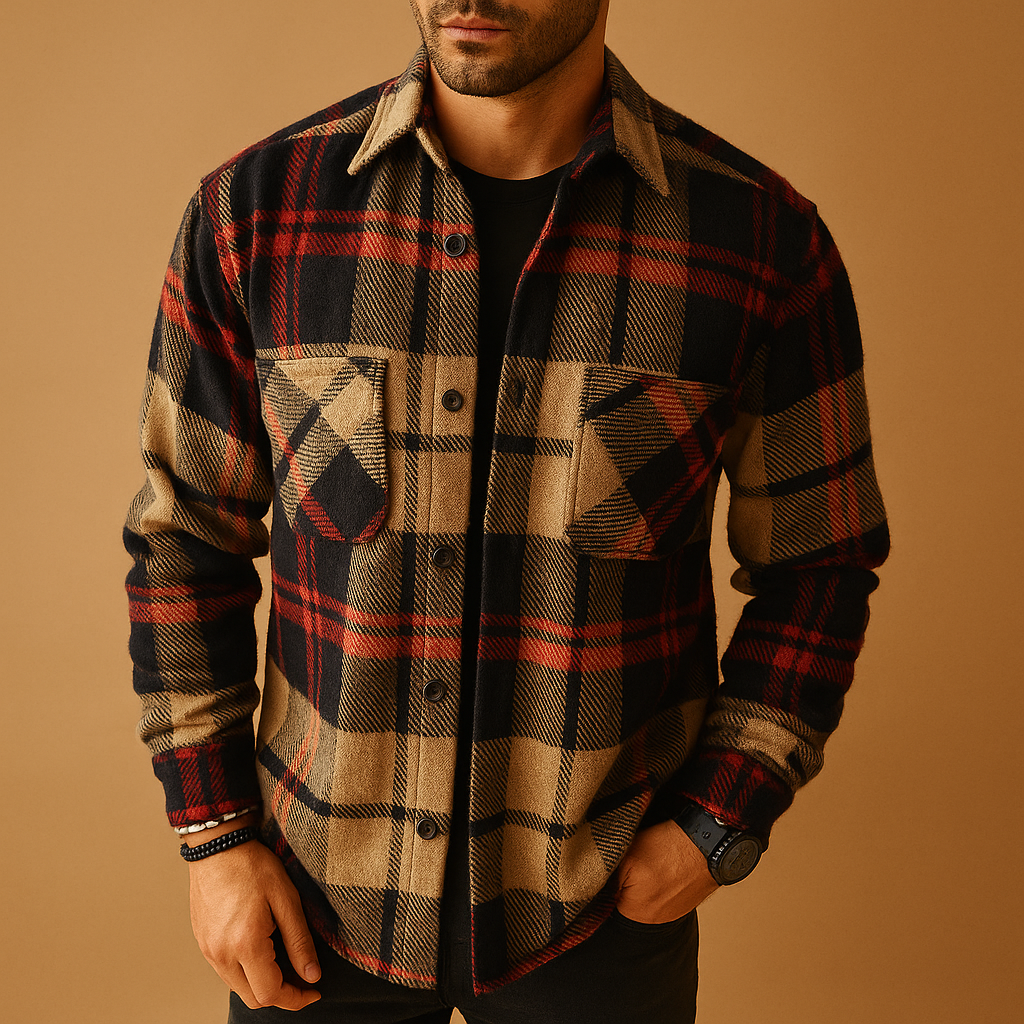 Oliver Men’s Classic Button Jacket – Long Sleeve Tailored Vest Style