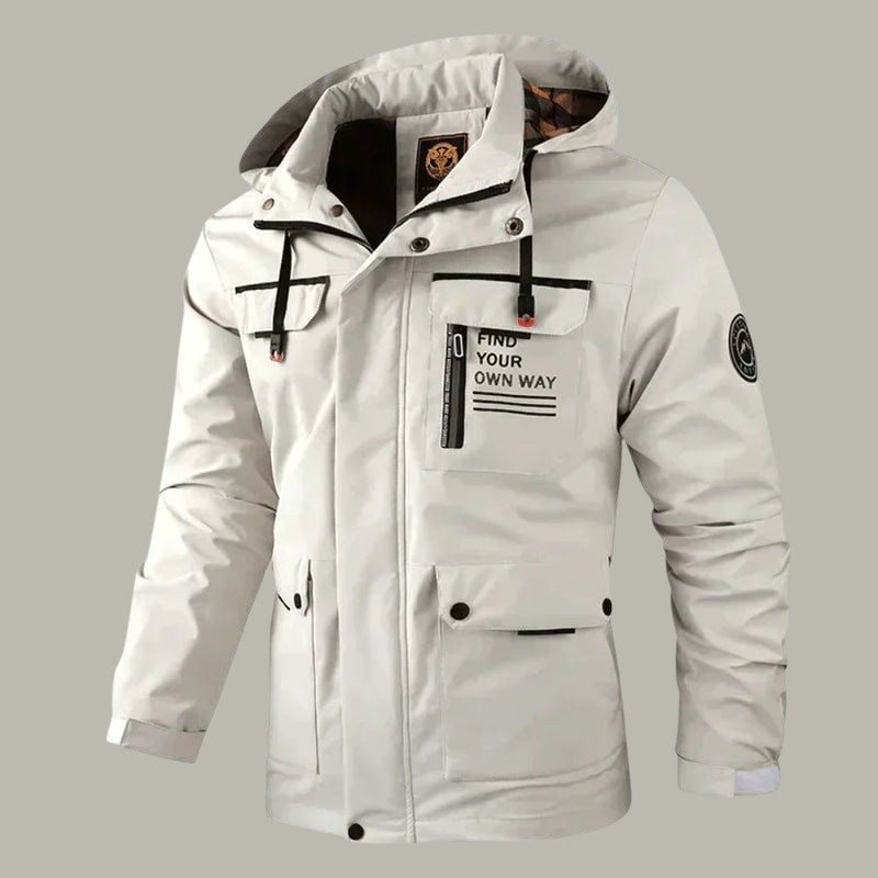 Men’s Outdoor Jacket – Windproof and Waterproof Coat for Hiking and Travel