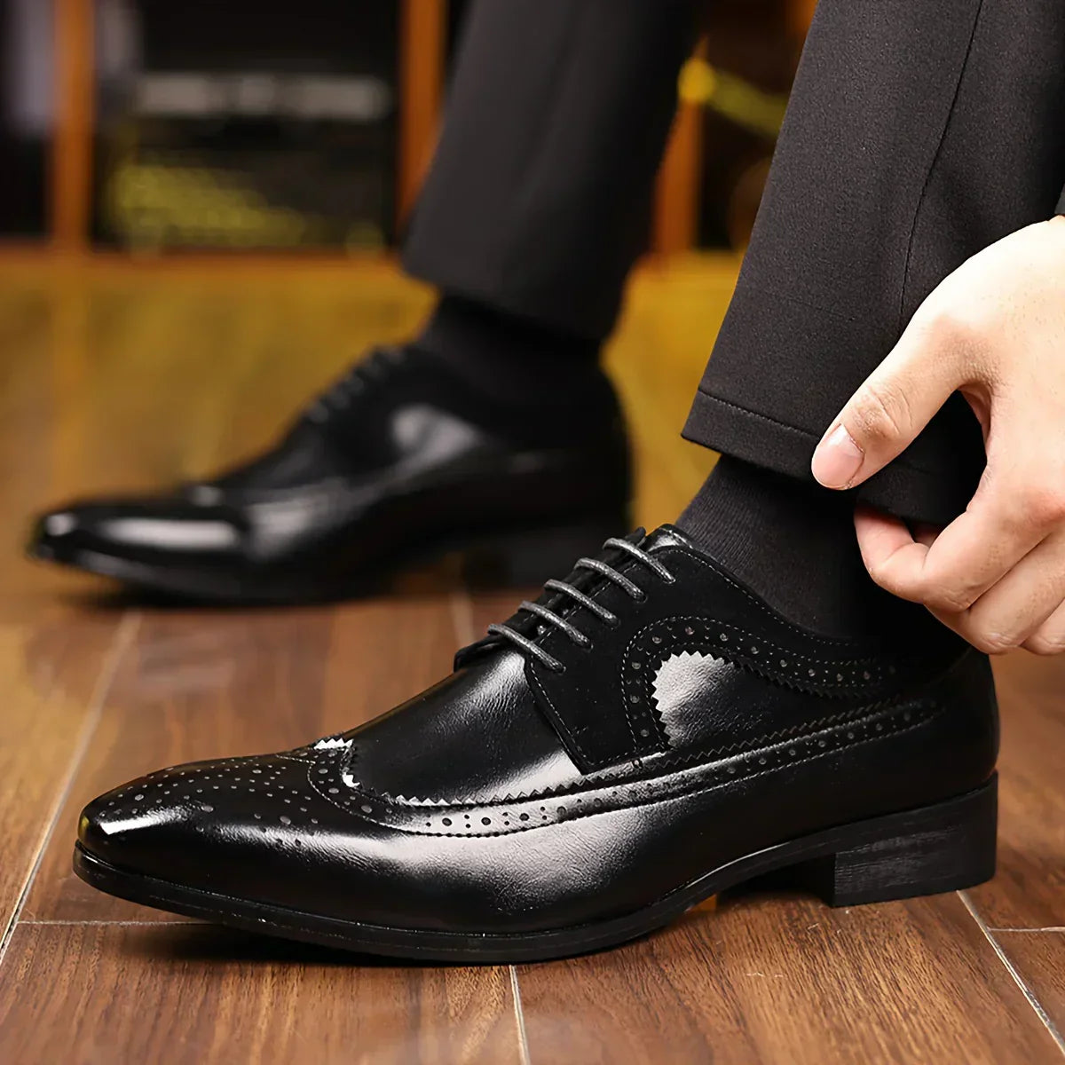 Constantine Men's Leather Dress Shoes