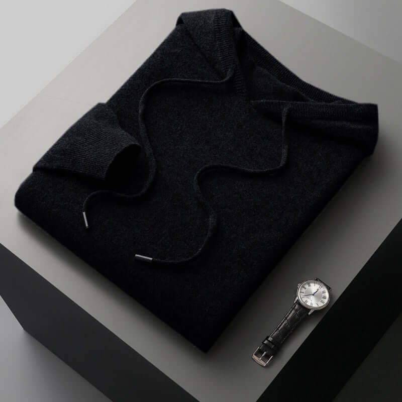 Men’s Knitted Hoodie – Soft, Warm, and Stylish Design
