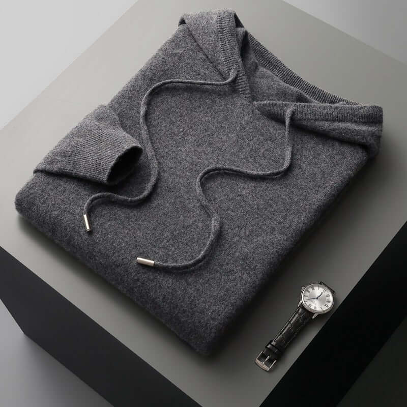 Men’s Knitted Hoodie – Soft, Warm, and Stylish Design