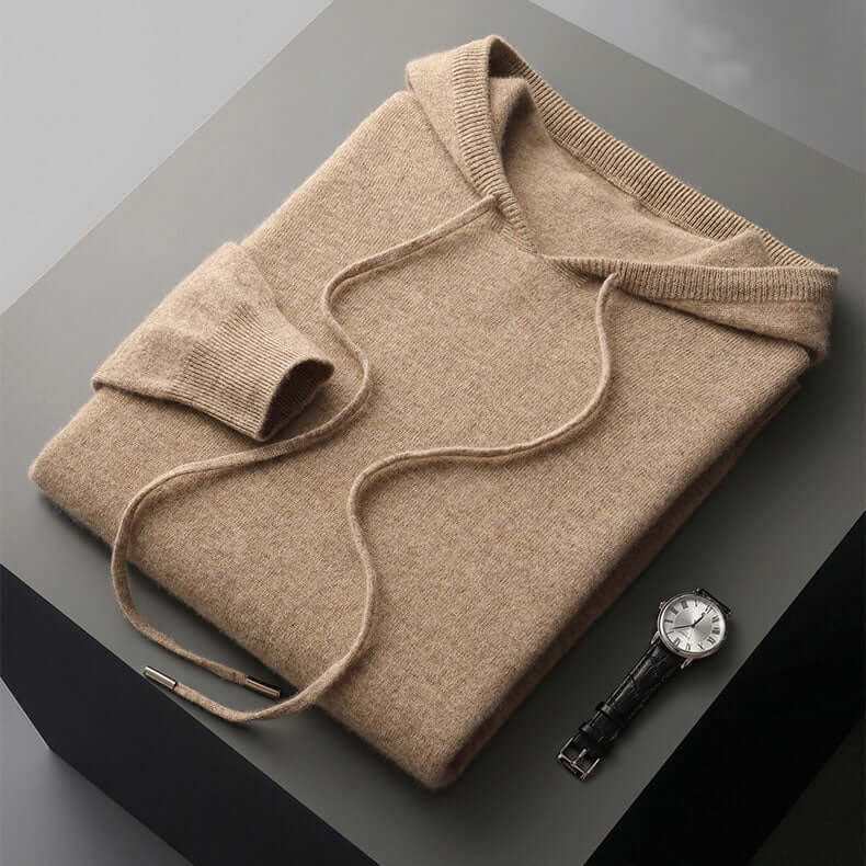 Men’s Knitted Hoodie – Soft, Warm, and Stylish Design