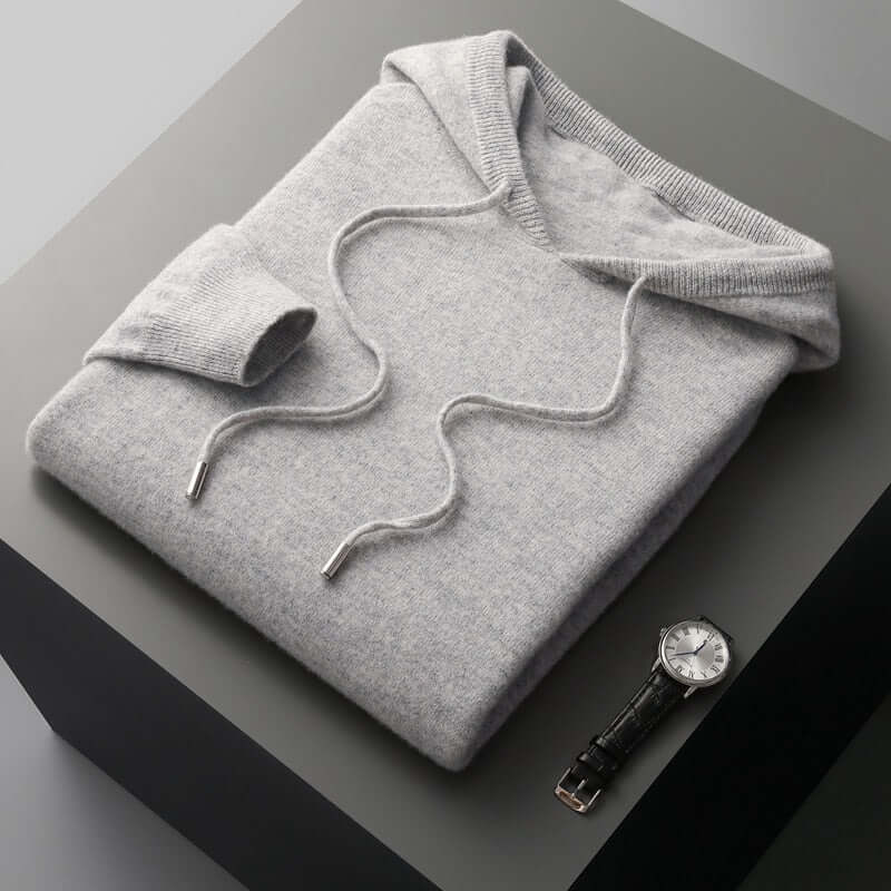 Men’s Knitted Hoodie – Soft, Warm, and Stylish Design