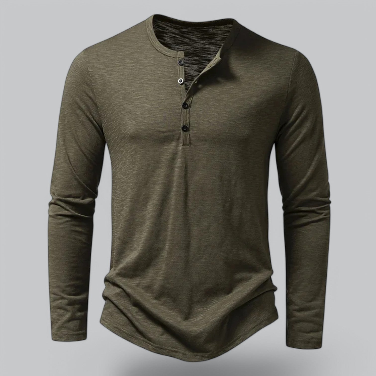 Spraykis | Men's Henley T-Shirt Long Sleeve