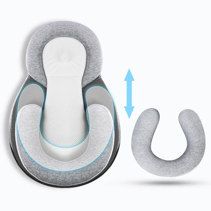 Newborn Baby Anti-Spill Reflux Nursing Pillow Breastfeeding Cushion Bed Crib Lounger