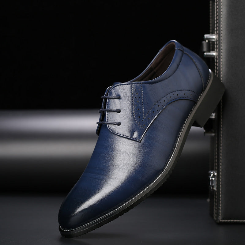 Lilal Men’s Shoes – Leather Derby with Comfortable Orthopedic Support and Lightweight