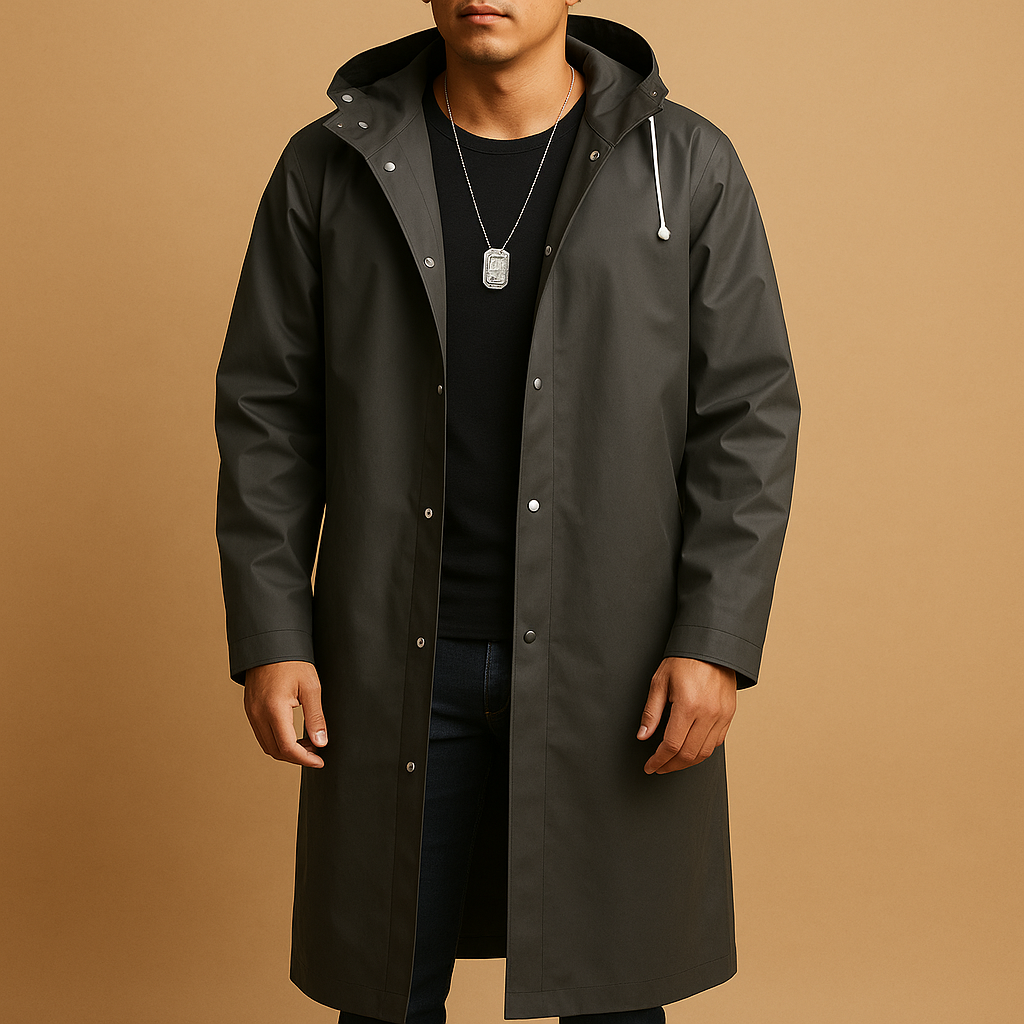 Niels – Men’s Long Waterproof EVA Raincoat