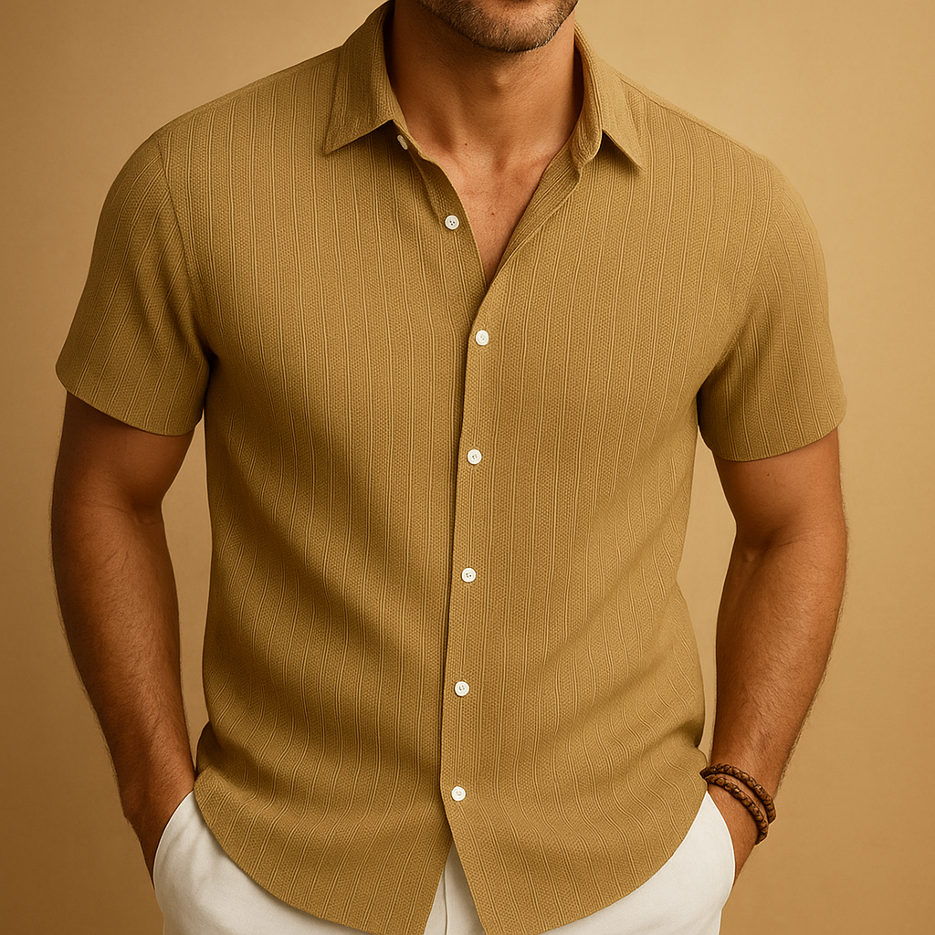 Lightweight Summer Shirt with Short Sleeves for Men | Norman