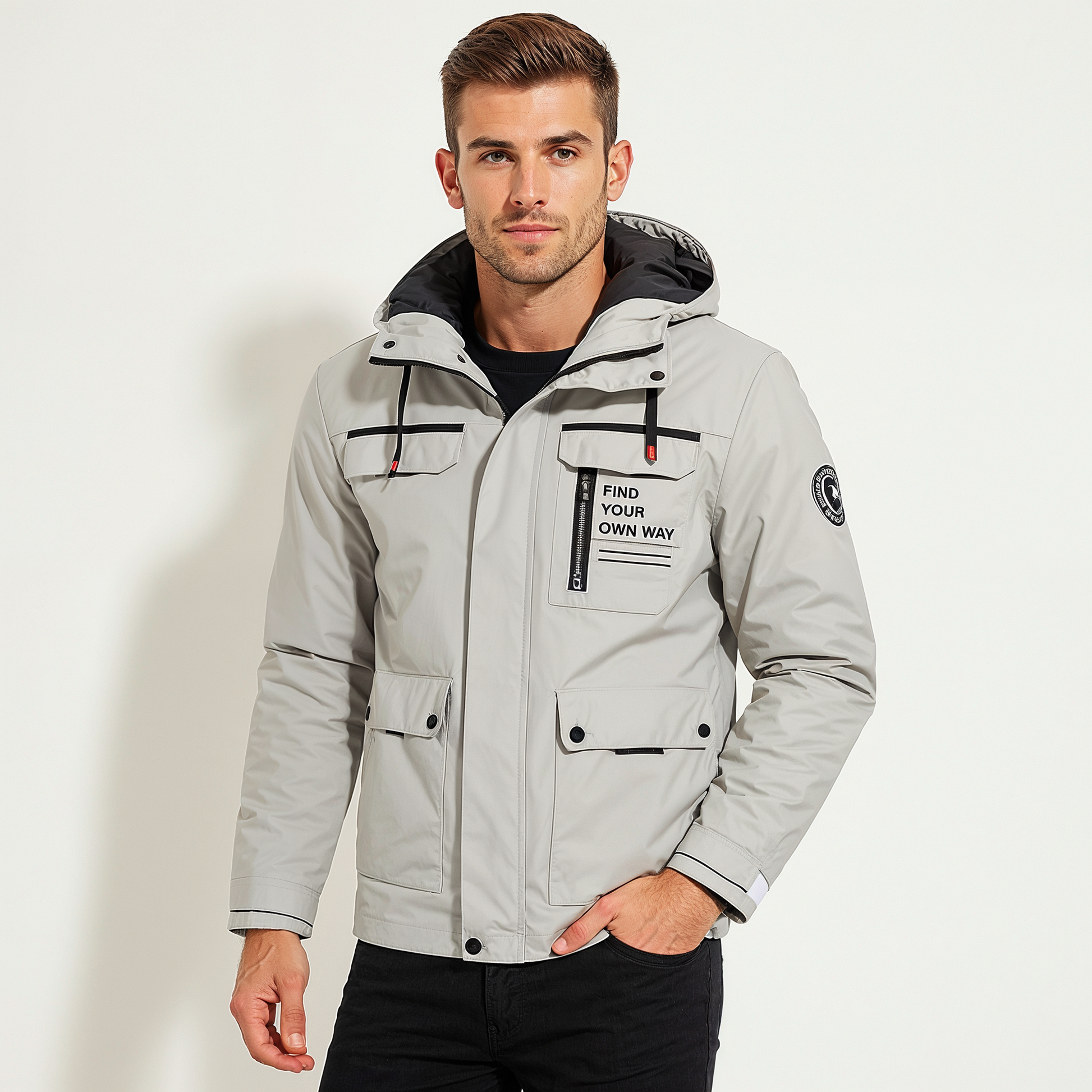 Nordfall Men’s Waterproof Winter Jacket – Warm Insulated Coat