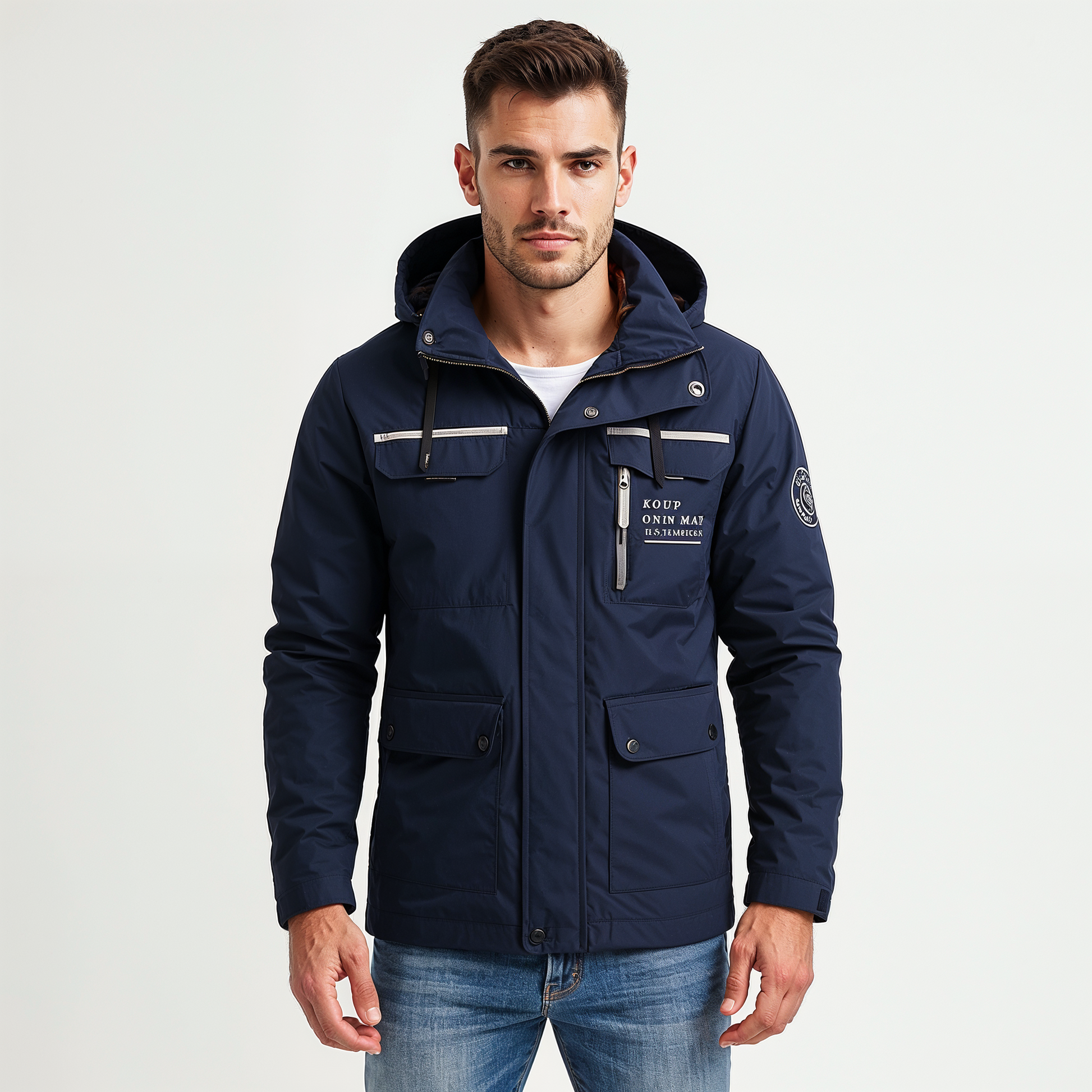 Nordfall Men’s Waterproof Winter Jacket – Warm Insulated Coat