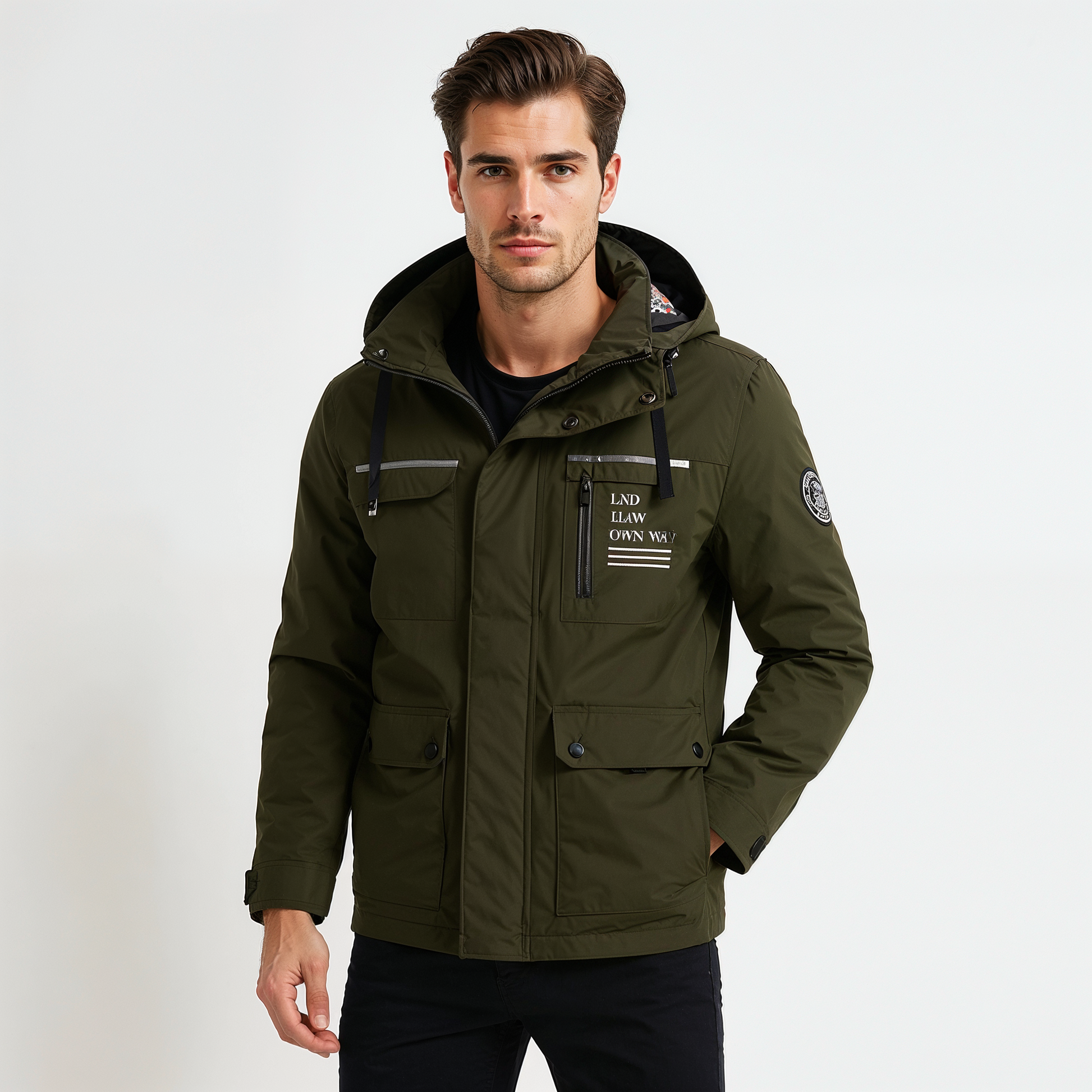 Nordfall Men’s Waterproof Winter Jacket – Warm Insulated Coat